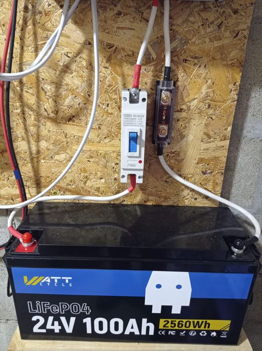 Акумулятори WattCicle lifepo4 24v100A
