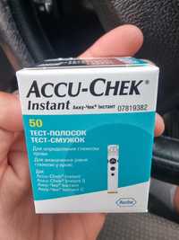 Accu chek тест смужки, полоски