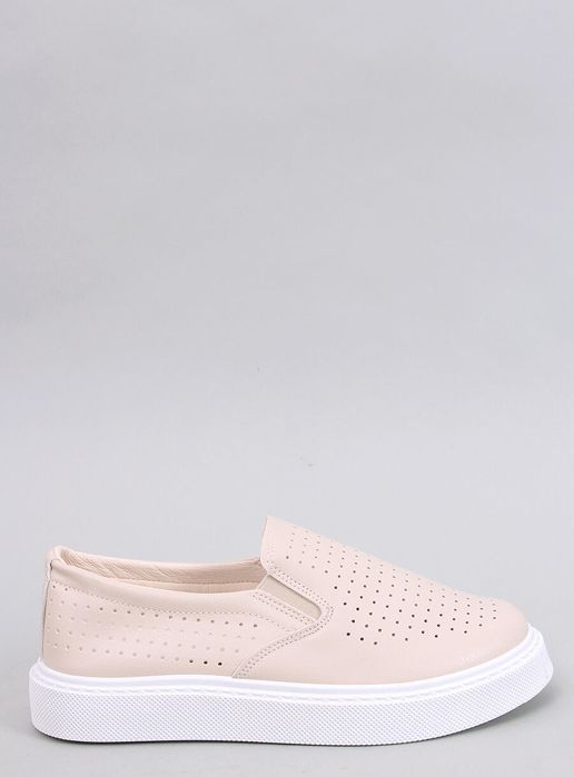 Trampki Slip-On Ażurowe Towns Beige