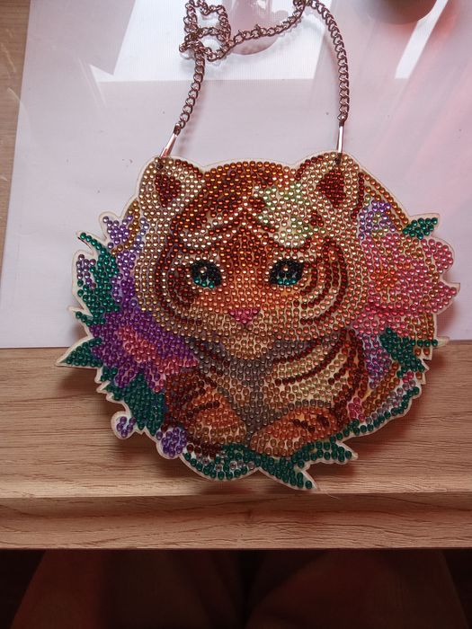 Pendente madeira tigre