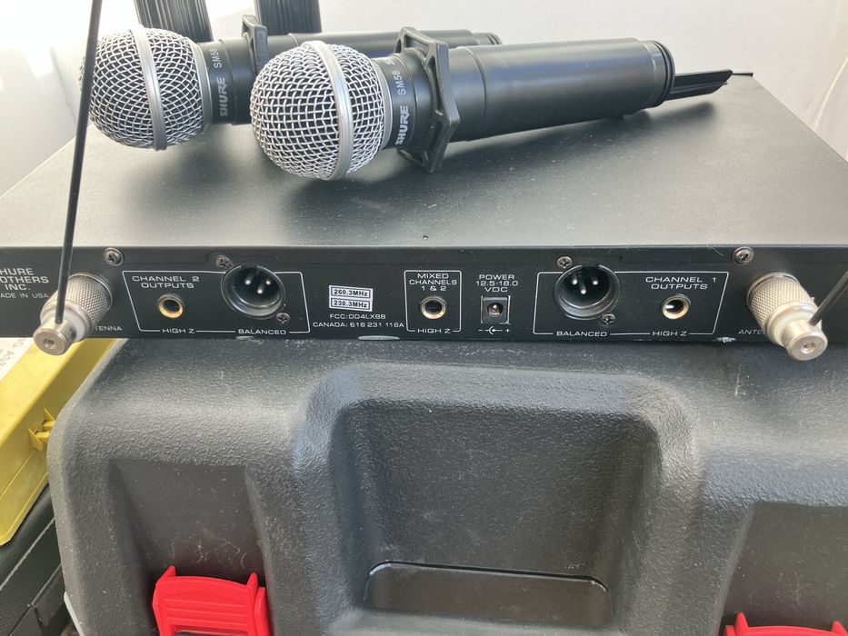Рабочая 12V радиосистема Shure LX88-2 НА КРОНЕ