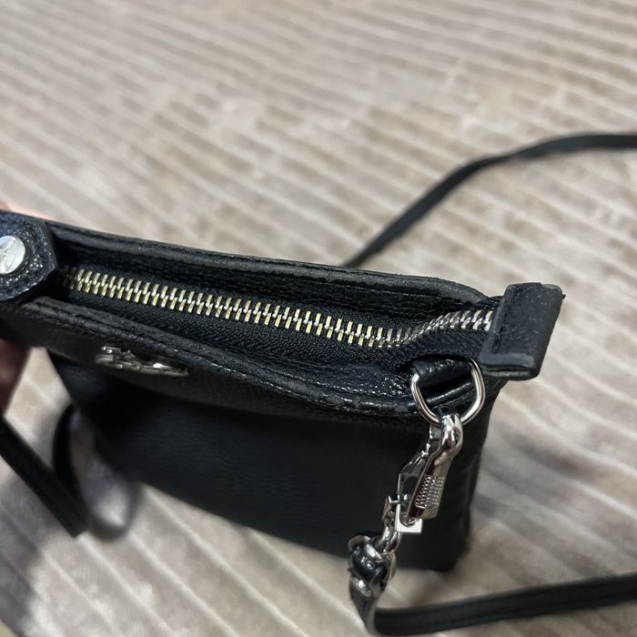 Сумка крос боді через плече чорна Vivienne Westwood оригінал вінтаж