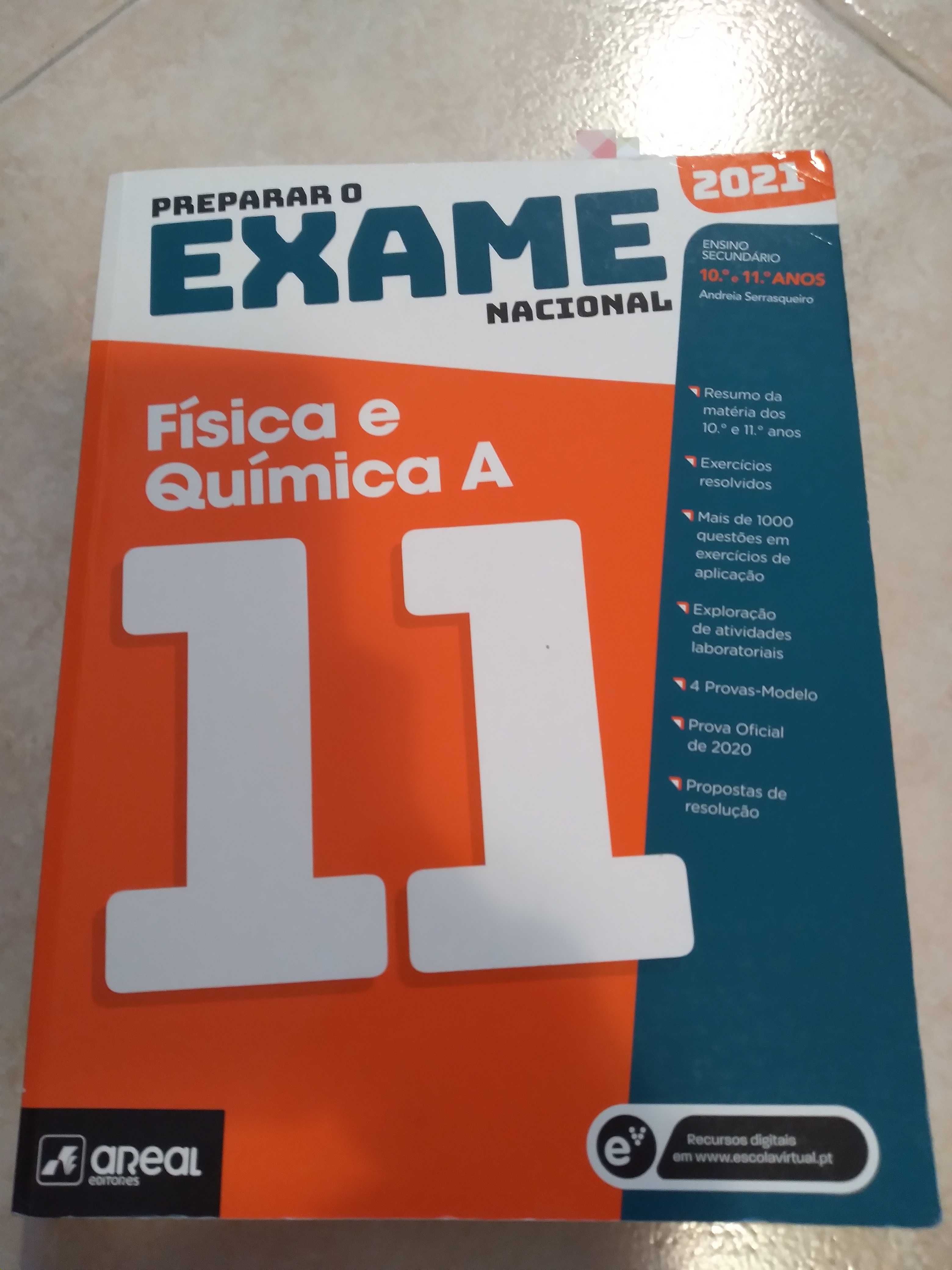 Livro Preparar o Exame Nacional Física e Química A 11°ano