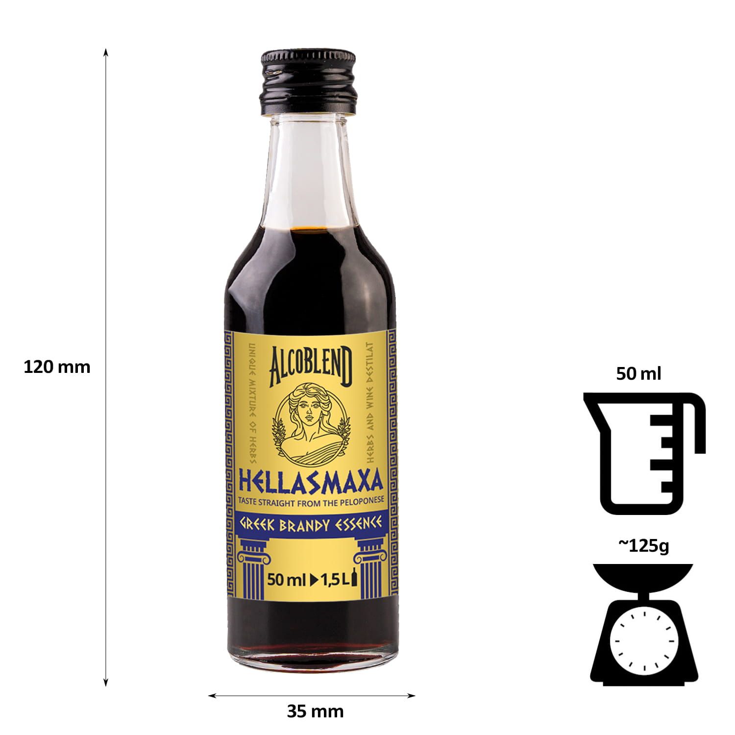 Zaprawka - esencja do alkoholu ALCOBLEND - Hellasmaxa - 50 ml na 1,5 l