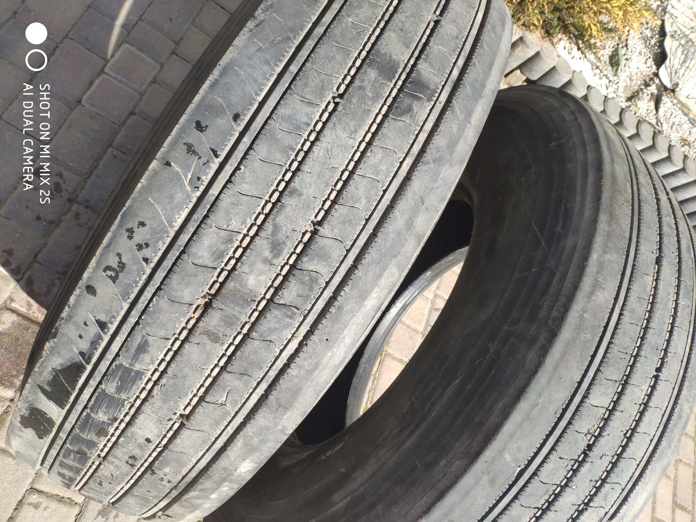 Opona Opony 315/80R22,5 Bridgestone R249 przody prowadzące para kompl