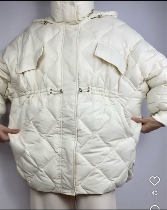 Пуховик жіночій батал, куртка,oversize, летюча миш