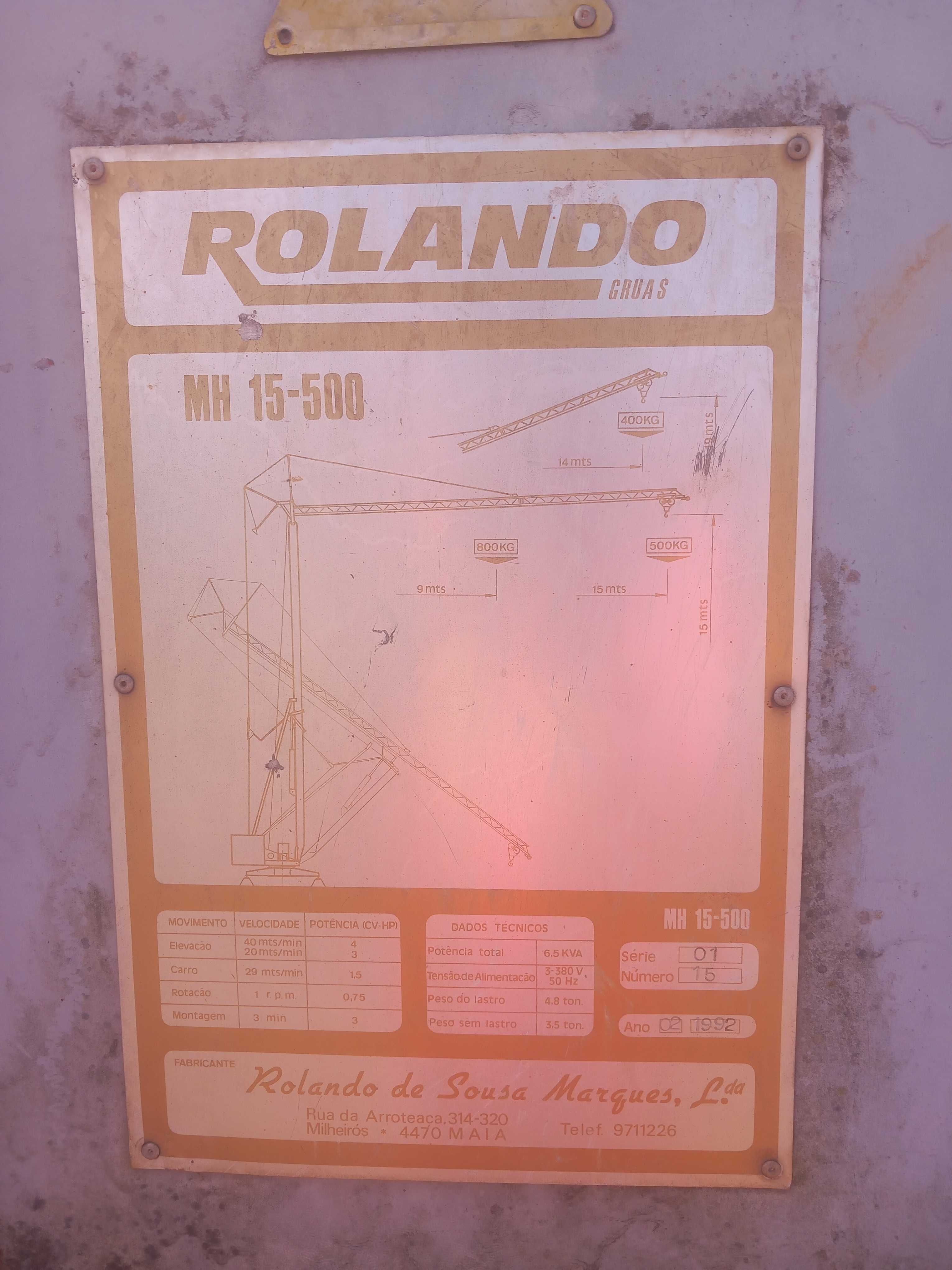 Grua Rolando Usada