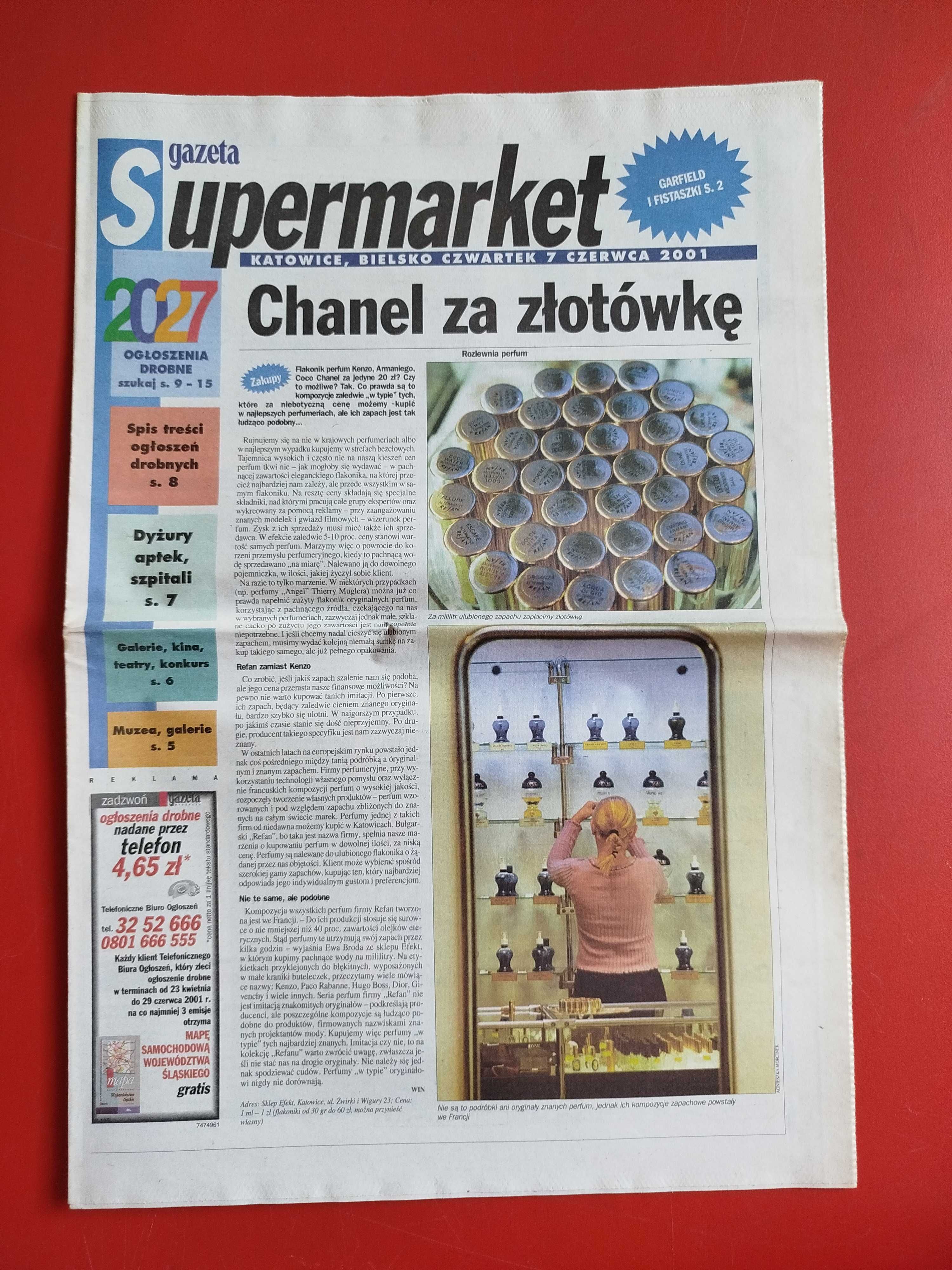 Gazeta Wyborcza, 7 czerwca 2001, nr 132