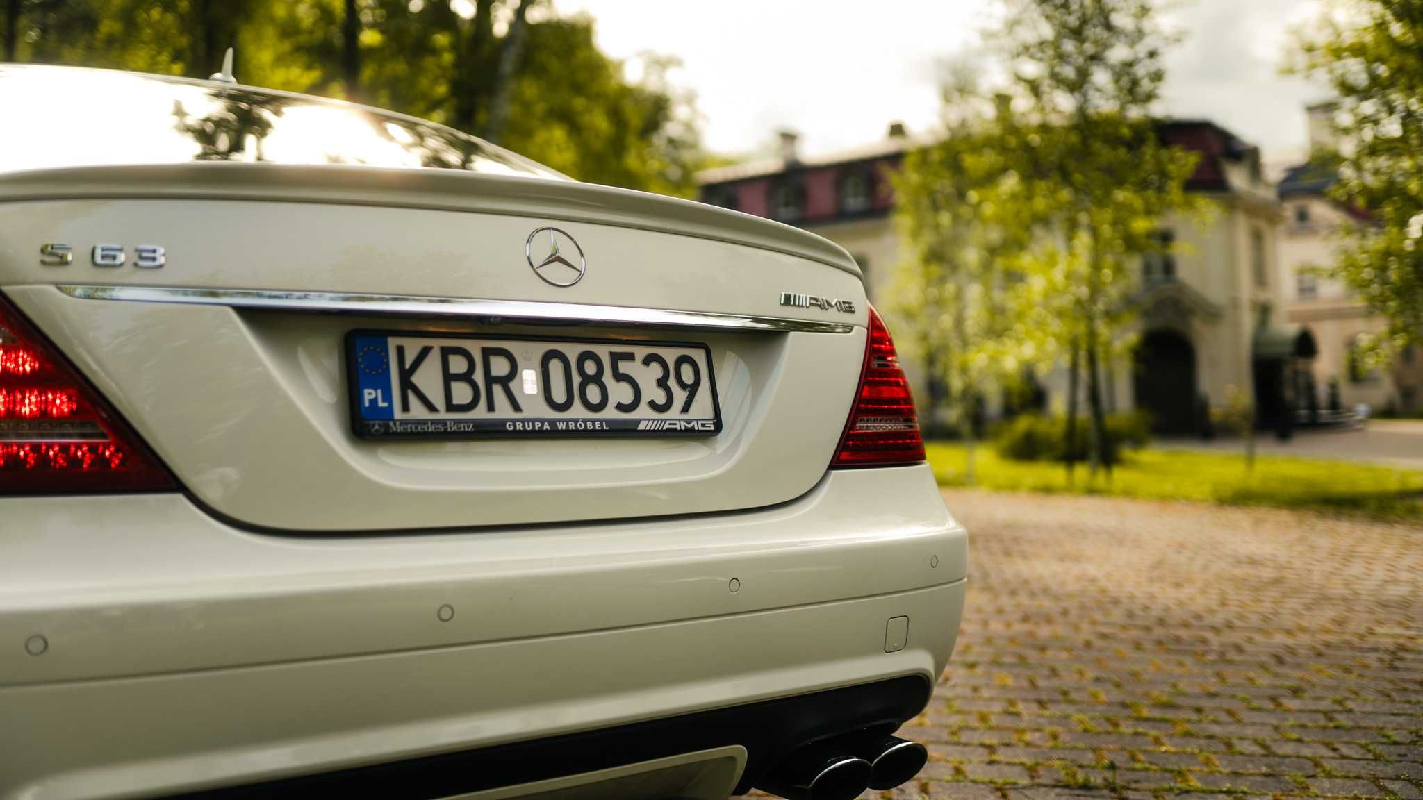 Auto do ślubu Mercedes S63 AMG