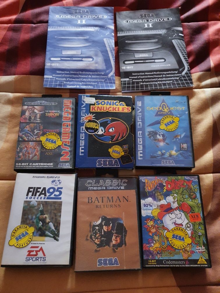 Sega Mega Drive 2 +2 comandos(jogos em separado)