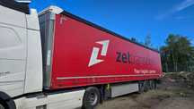 Schmitz Cargobull Firanka z koszem na palety