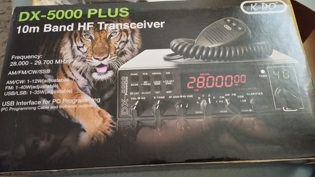 K-po dx-5000 plus wersja z NRC nr najnowsza komplet sklepowy cb radio