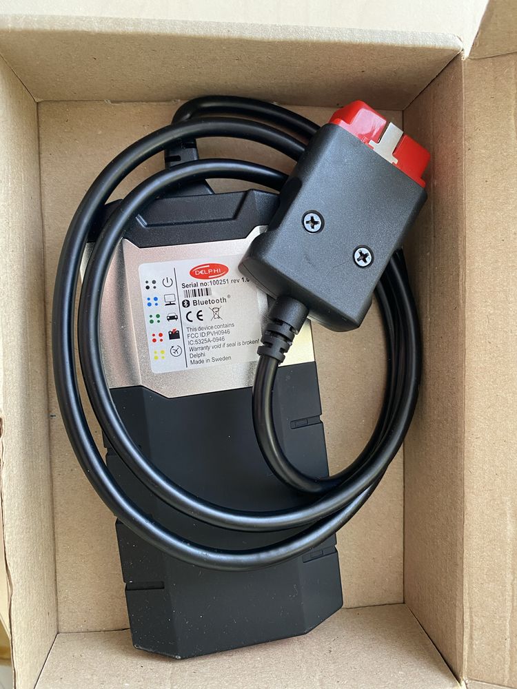 Автосканер Delfi DS150е двух платный