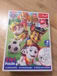 puzzle gigant 36 szt 3+ Psi patrol 2w1 puzzle+kolorowanka jak nowe