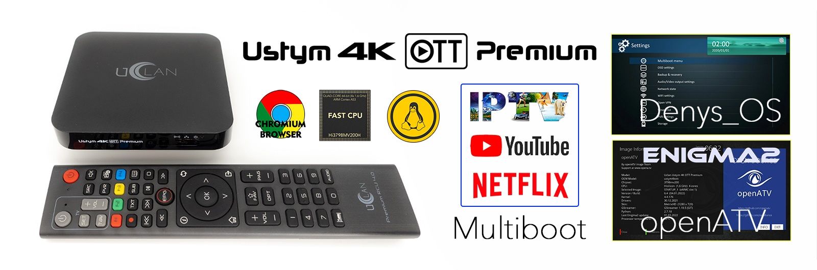 Uclan Ustym 4K OTT Premium