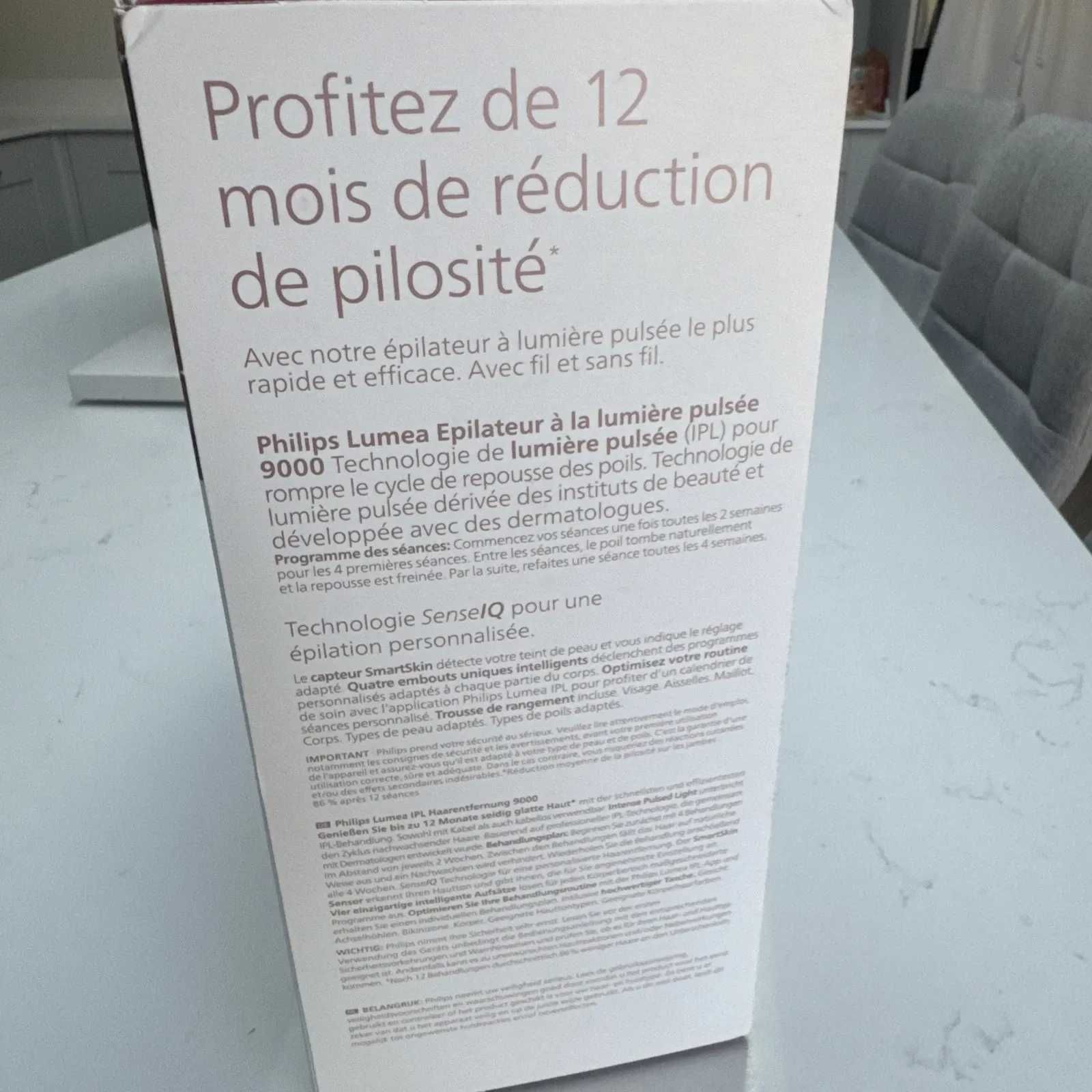 Philips Lumea IPL Depilacja serii 9000 Model BRI957 nowy