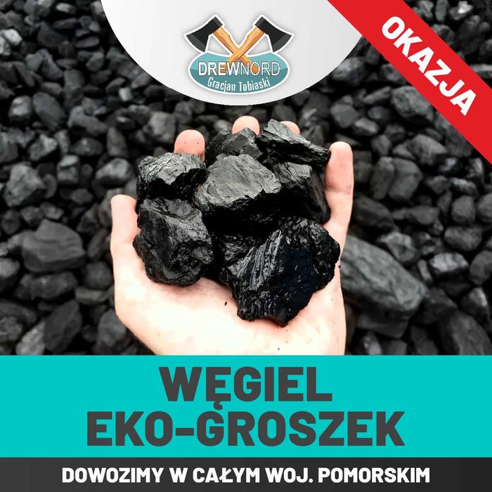 Węgiel Eko-Groszek | 1 290zł | Transport GRATIS!