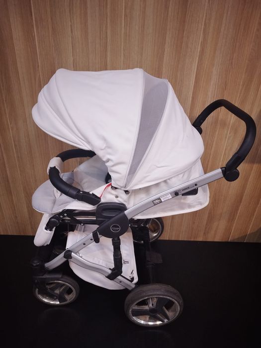 Junama Diamond Mirror Satin biała skóra