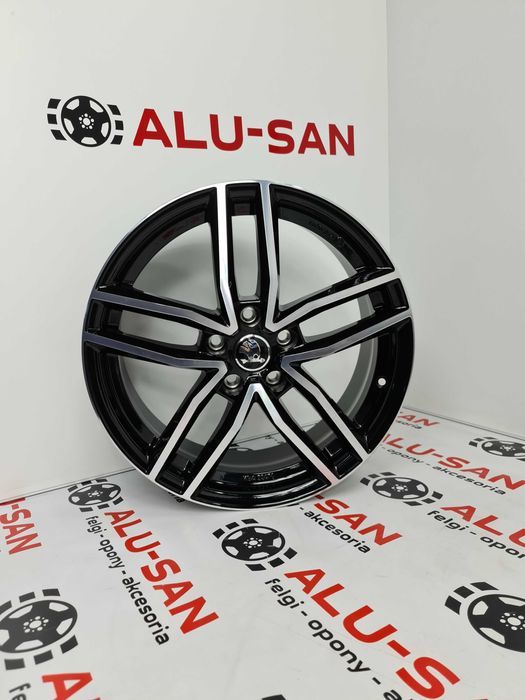 Nowe alufelgi SKODA 18" 5x112 KaroQ KodiaQ Octavia SuperB Dark-Poler