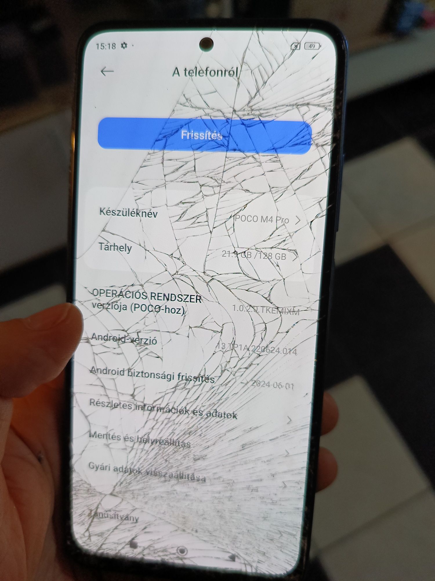 Poco m4 pro 6/128 битий екран