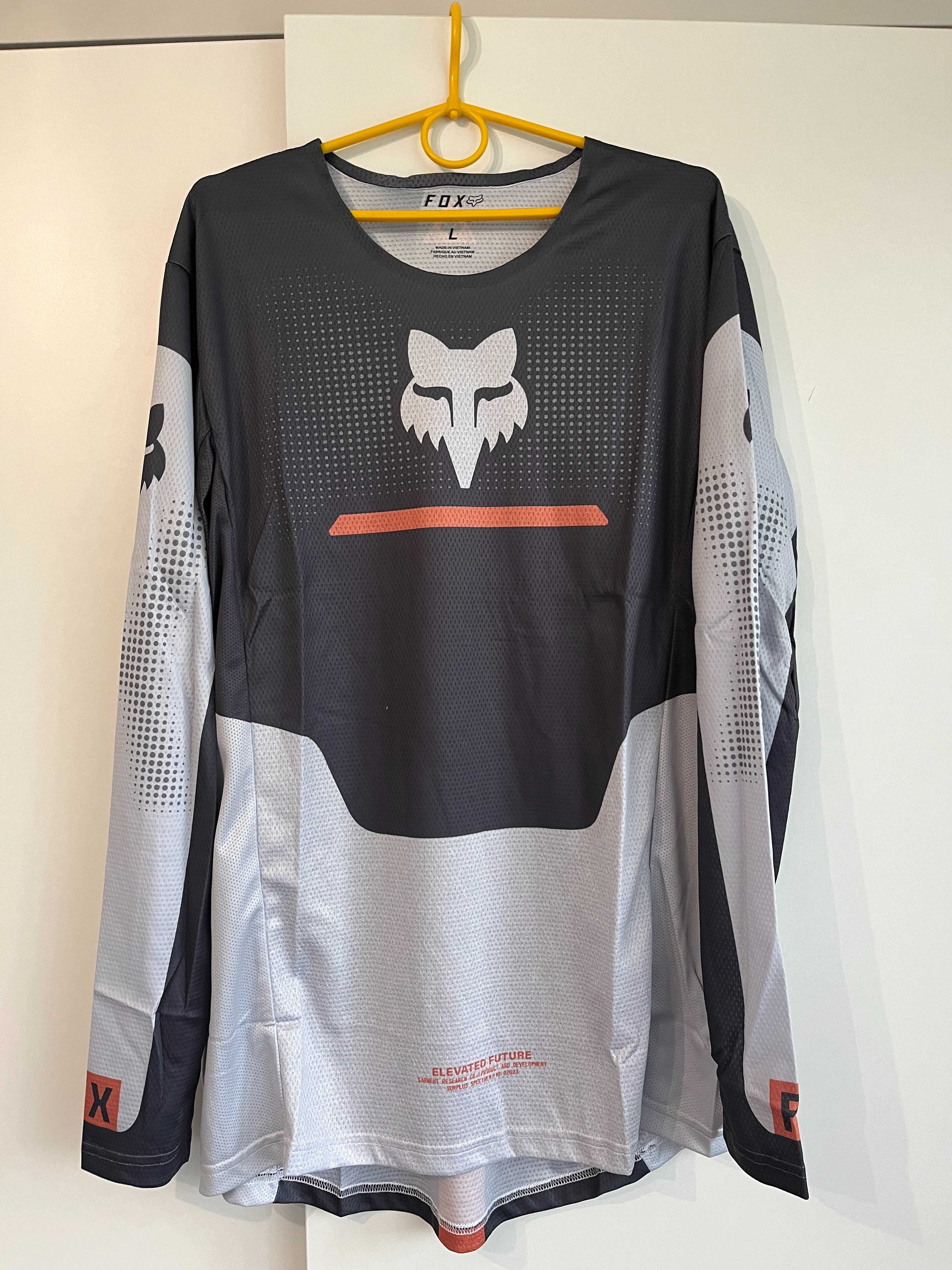 Strój FOX Flexair Optical Steel Grey MX (cross,quad,enduro,mtb)