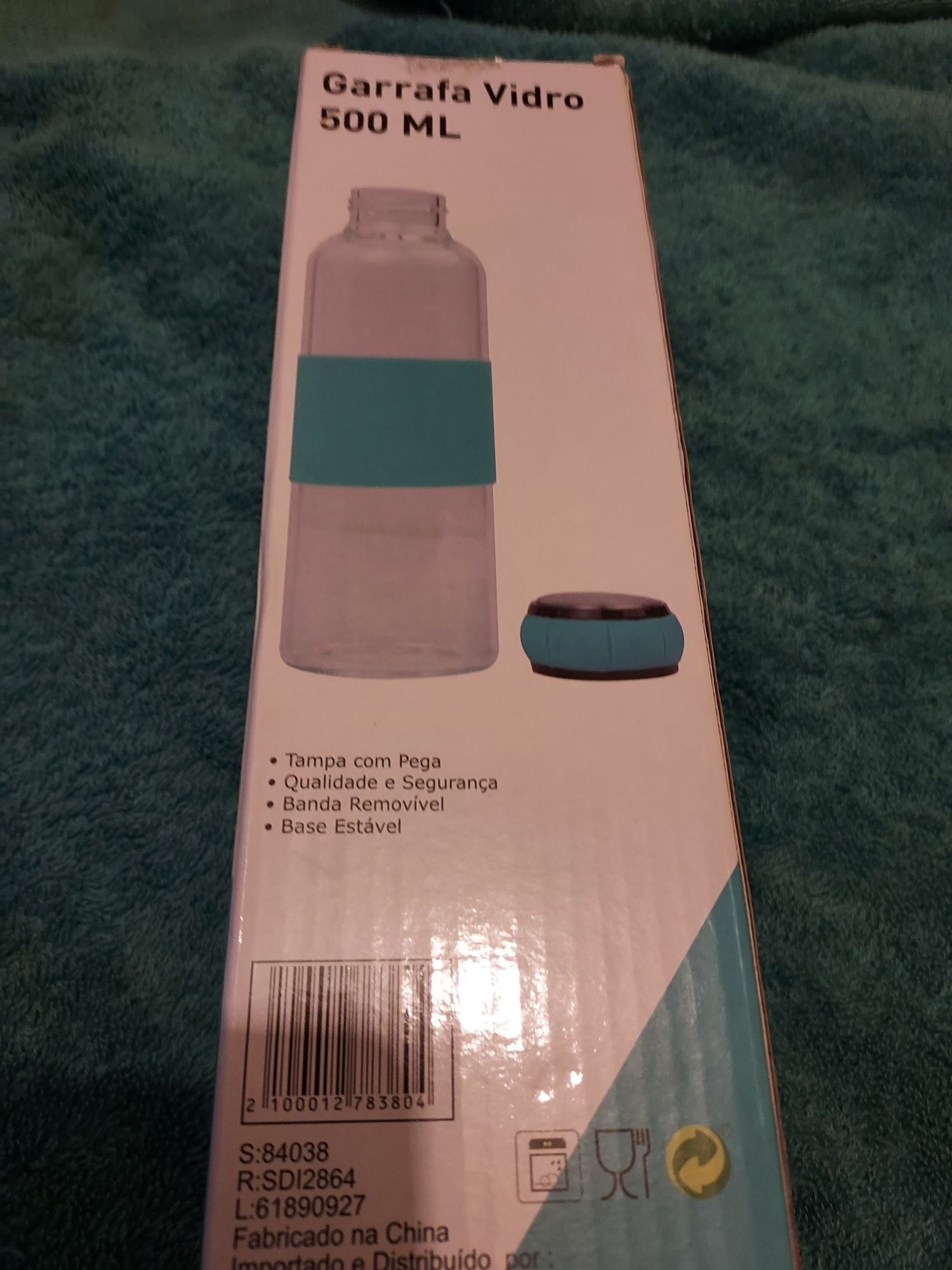 Garrafa vidro 500 ml