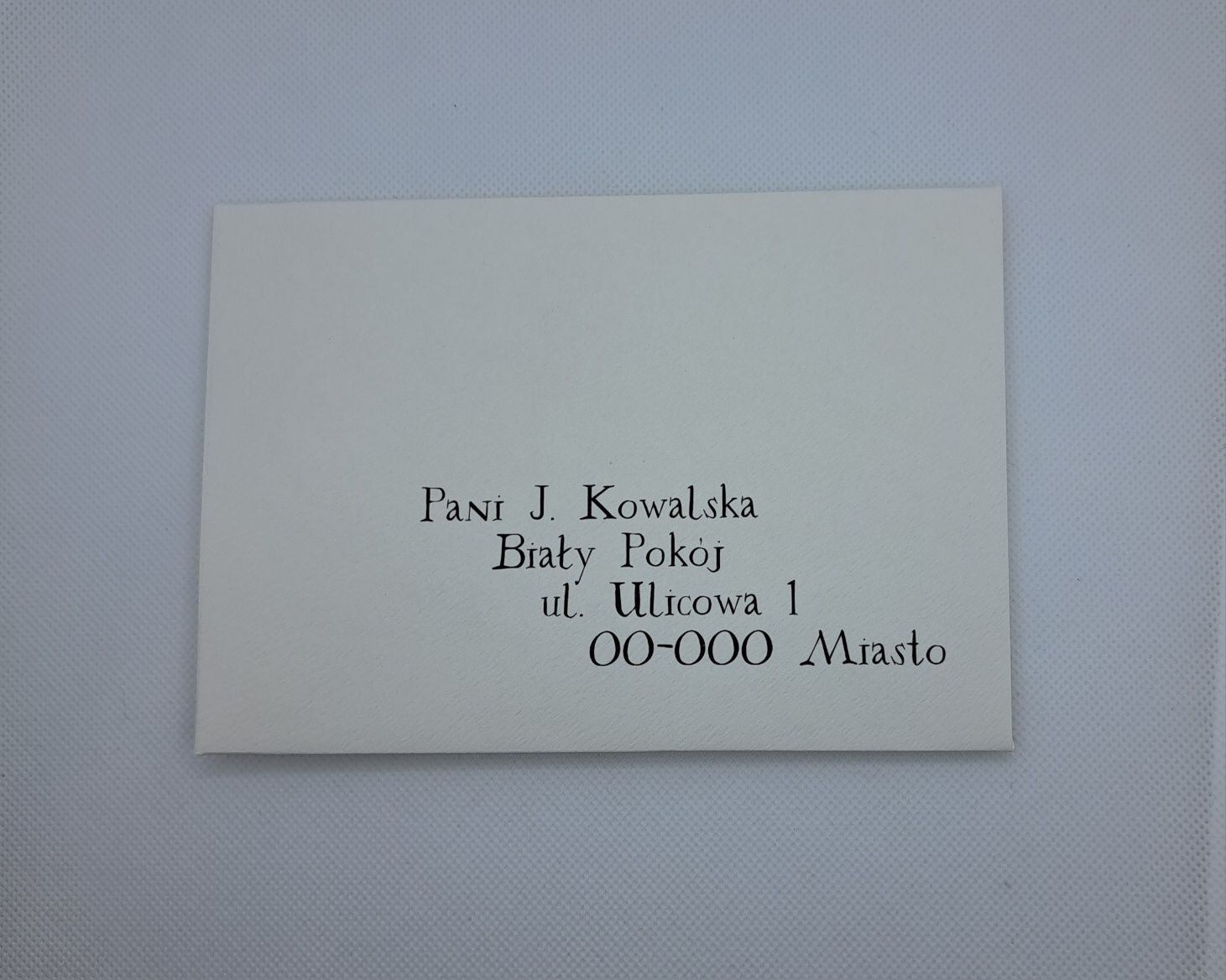 List z Hogwartu personalizowany handmade kartka prezent Harry Potter