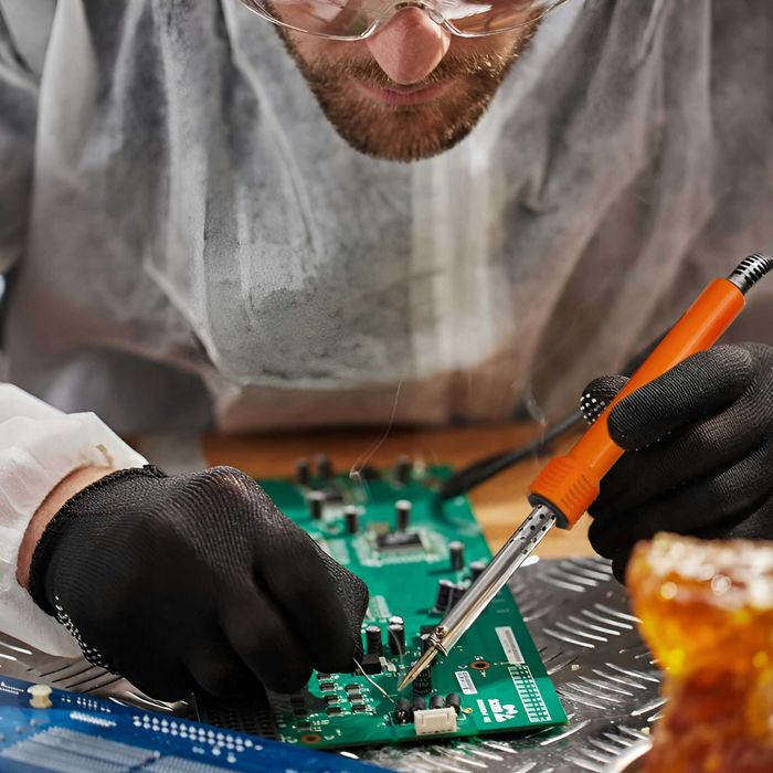 Precyzyjna lutownica kolbowa 30W oporowa gratis cyna do lutowania