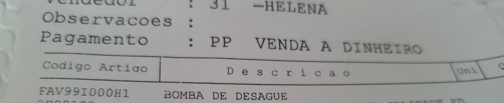 Bomba de água - Máquina lavar loiça Fagor