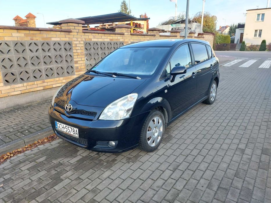 Toyota Corolla Verso 2006r., 1.8VVT-i, 129 KM, wersja 7 os.