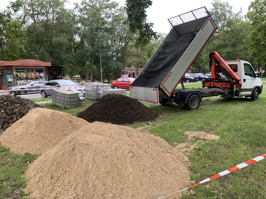 PIASEK PŁUKANY - BUDOWLANY - 5T z Transportem - Wywrotka Szczecin HDS