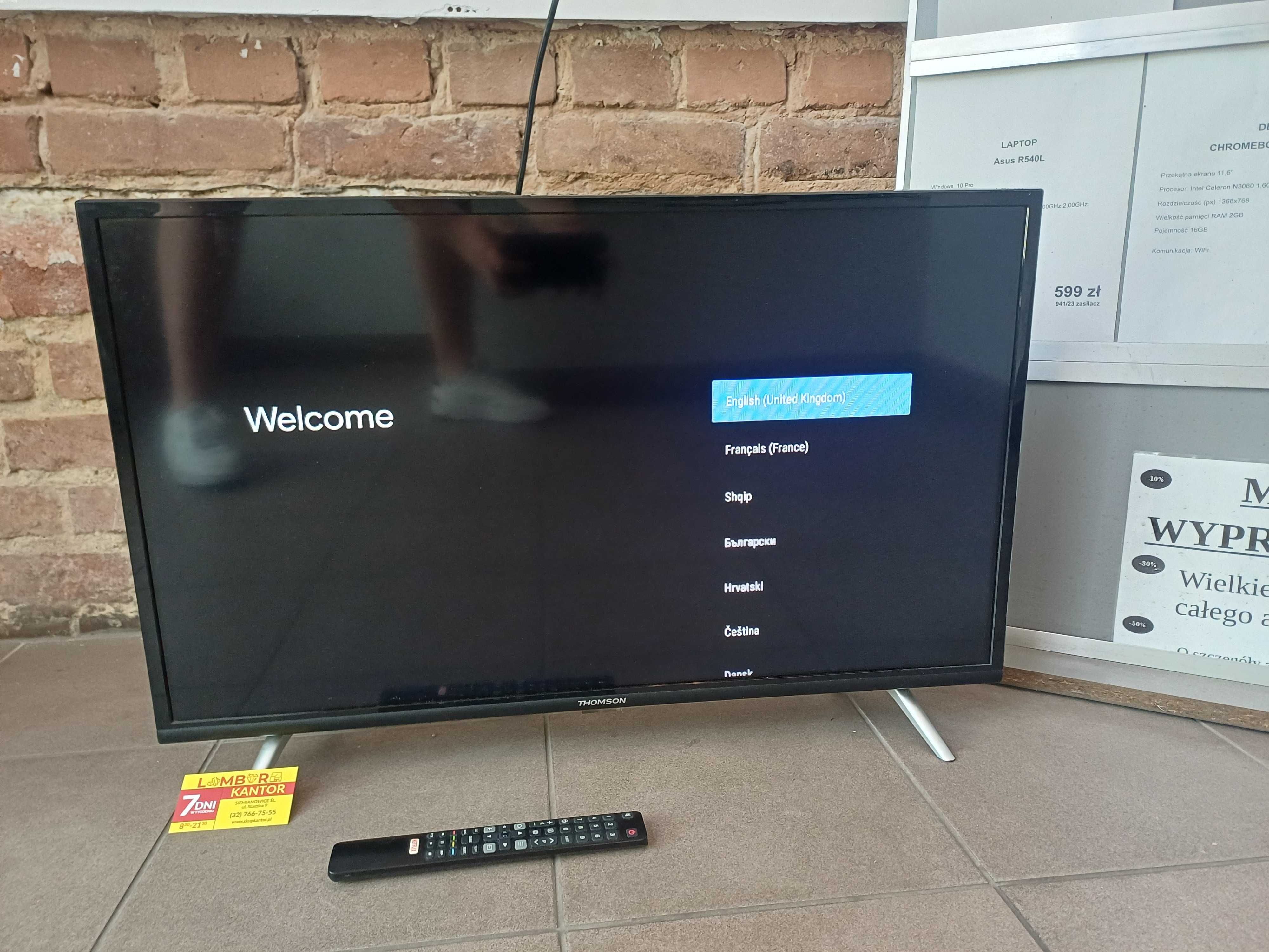(1843/25)Telewizor Thomson 32HE5606 Smart TV 32cale