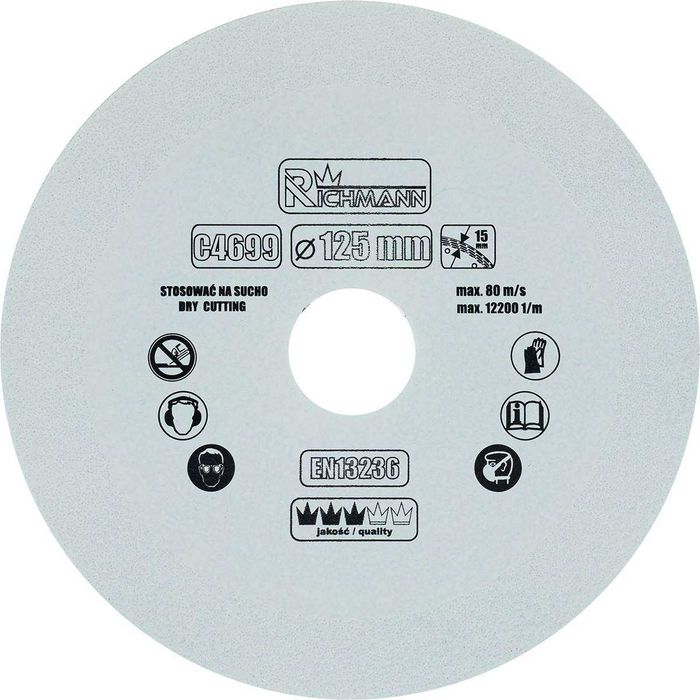 tarcza diamentowa DO CIĘCIA SZKŁA 125 MM   FAKTURA/PARAGON