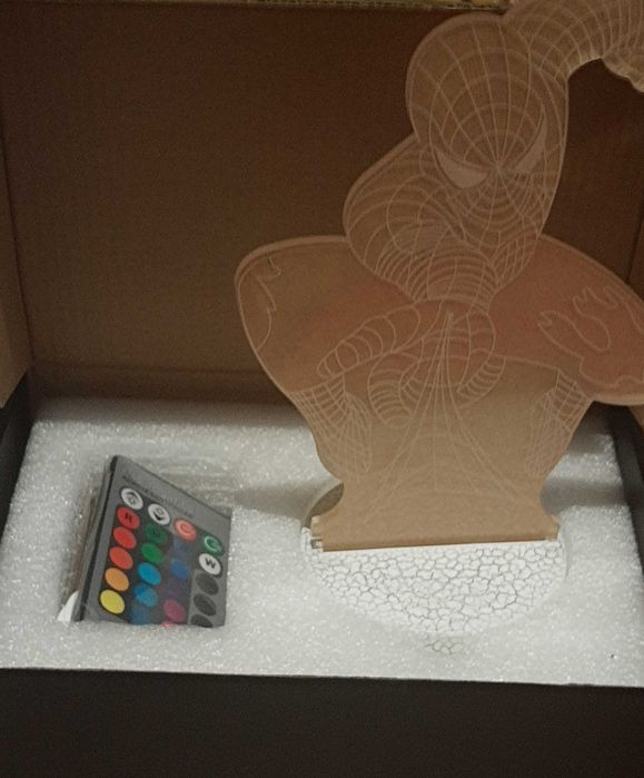 Lampka  LED, projektor 3D Spider-Man