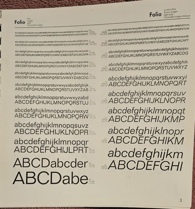 Catálogo Tipos Artes Gráficas