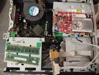 Старый компьютер Системный блок старенький НР и монитор LG