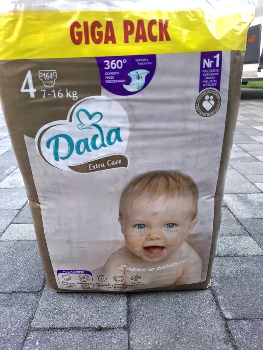 Pieluszki Dada 4 164szt