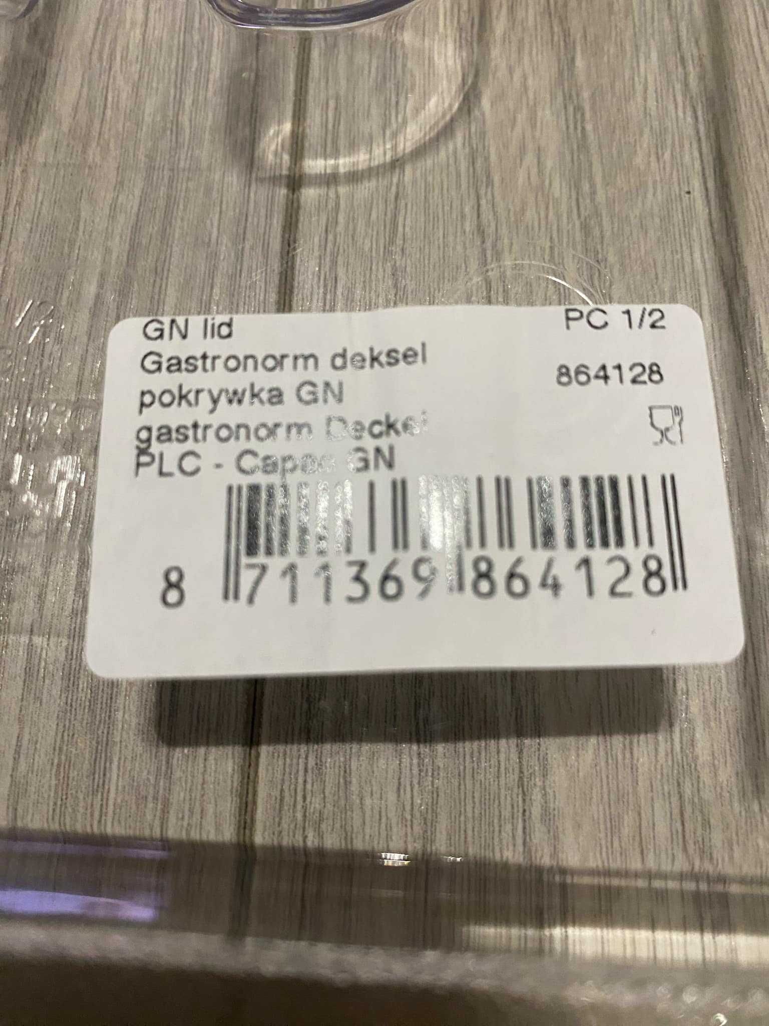 pokrywka do pojemnika GN 1/2