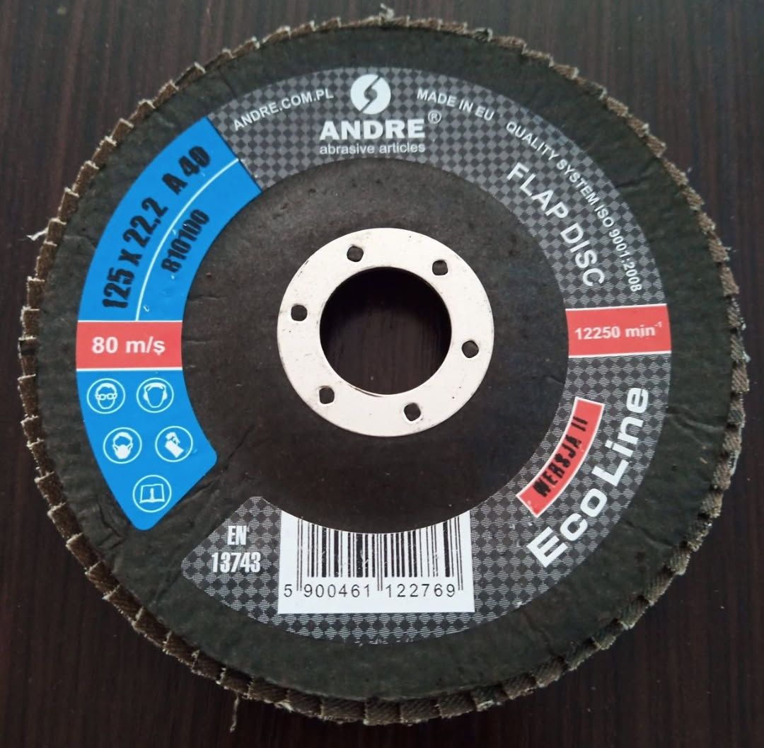 Tarcze listkowe lamelka 125x22,2 ZrA40 EcoLine Andre 50szt.