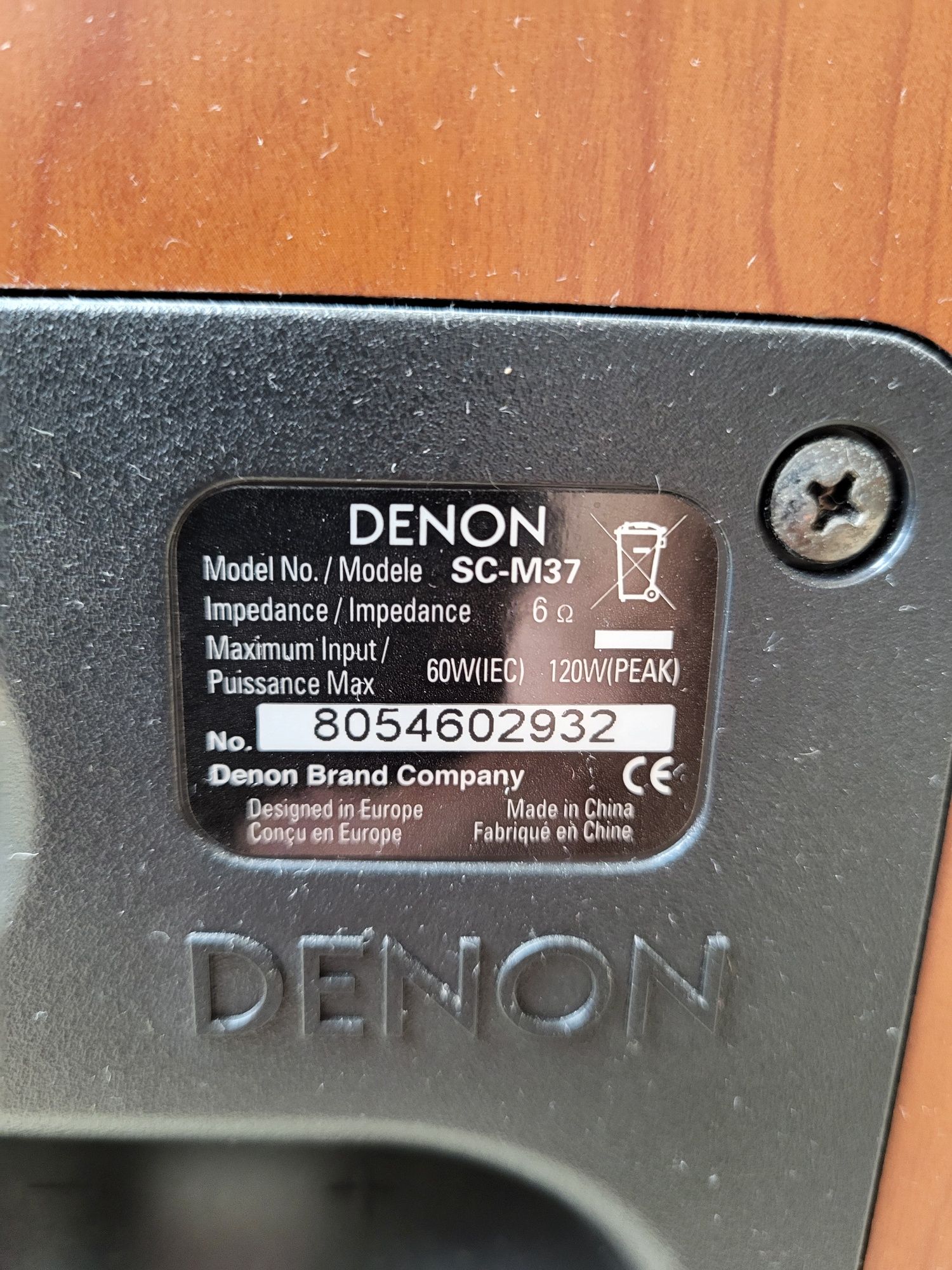 Głośniki kolumny Denon SC-M37 2x30W bdb