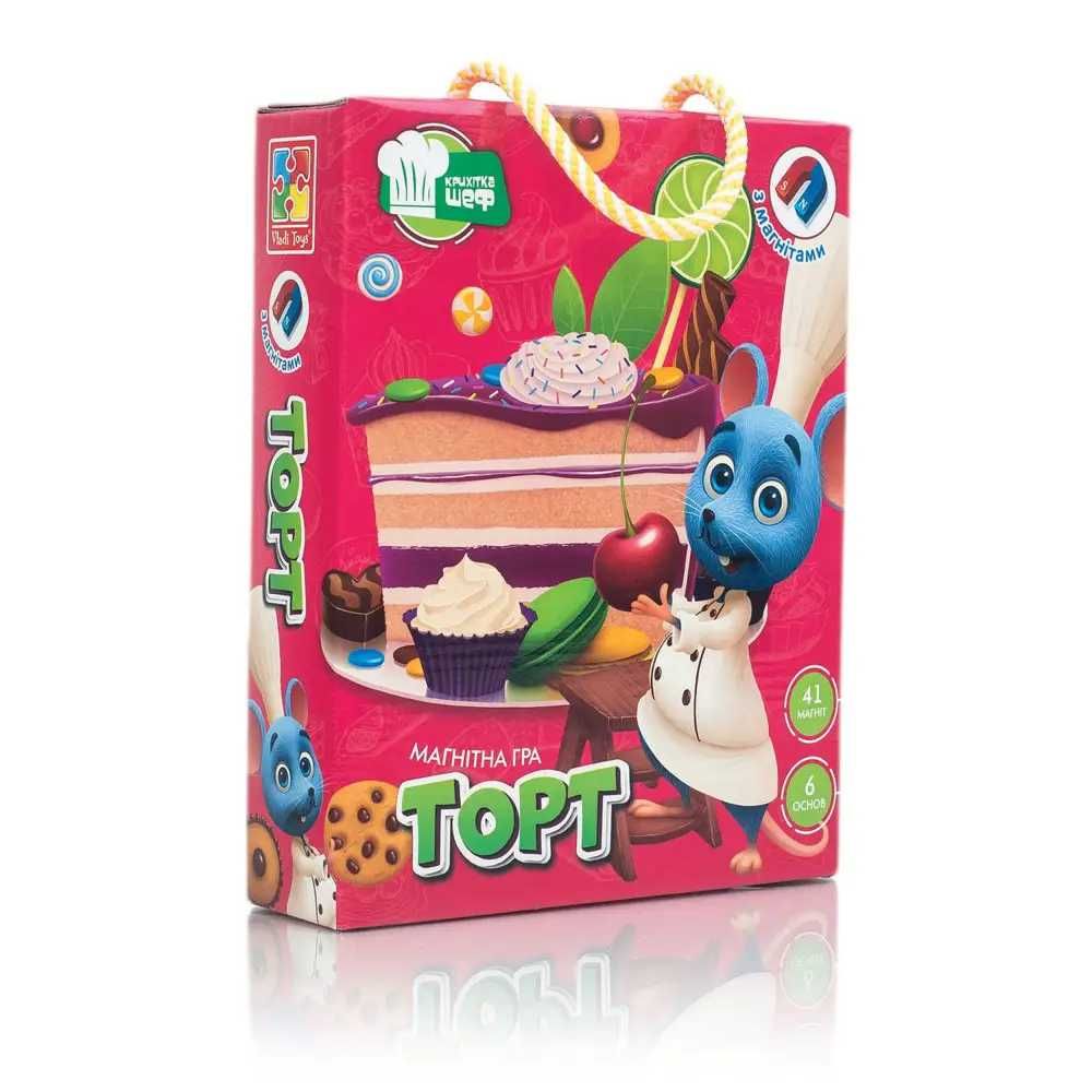 Игра магнитная Vladi Toys Торт (Укр) (VT3004-01)