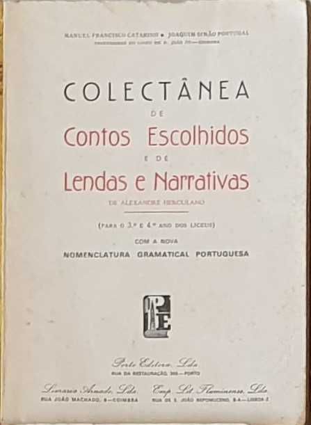 Livro antigo, Colectânea de Contos Escolhidos e de Lendas e Narrativas