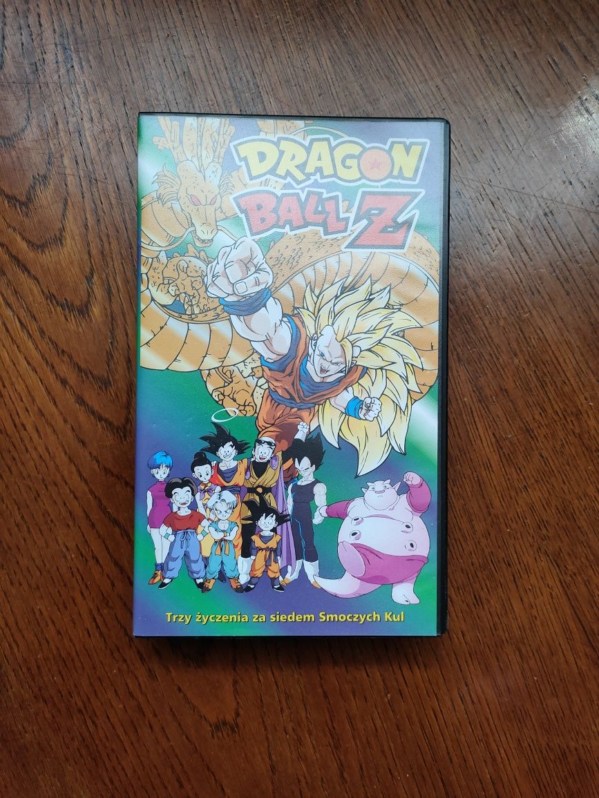 Unikat: Kaseta VHS "Dragon Ball Z". Polski dubbing. Stan BDB.