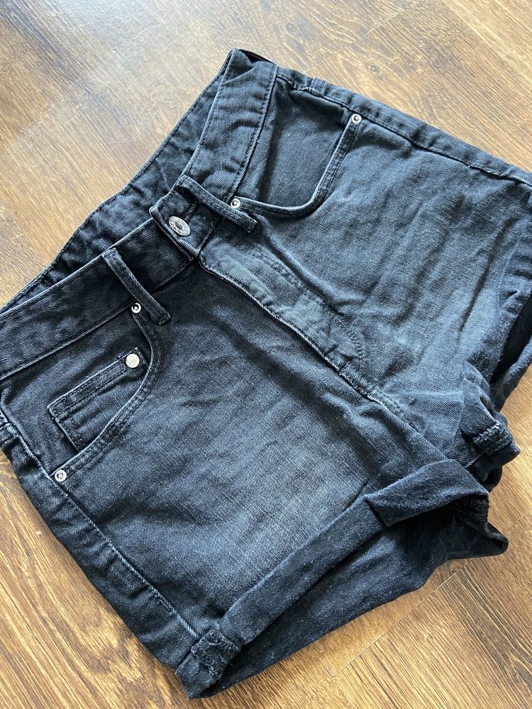 Szorty/ spodenki jeansowe wysoki stan 34/ xs H&M