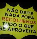 Recolha do que não queres