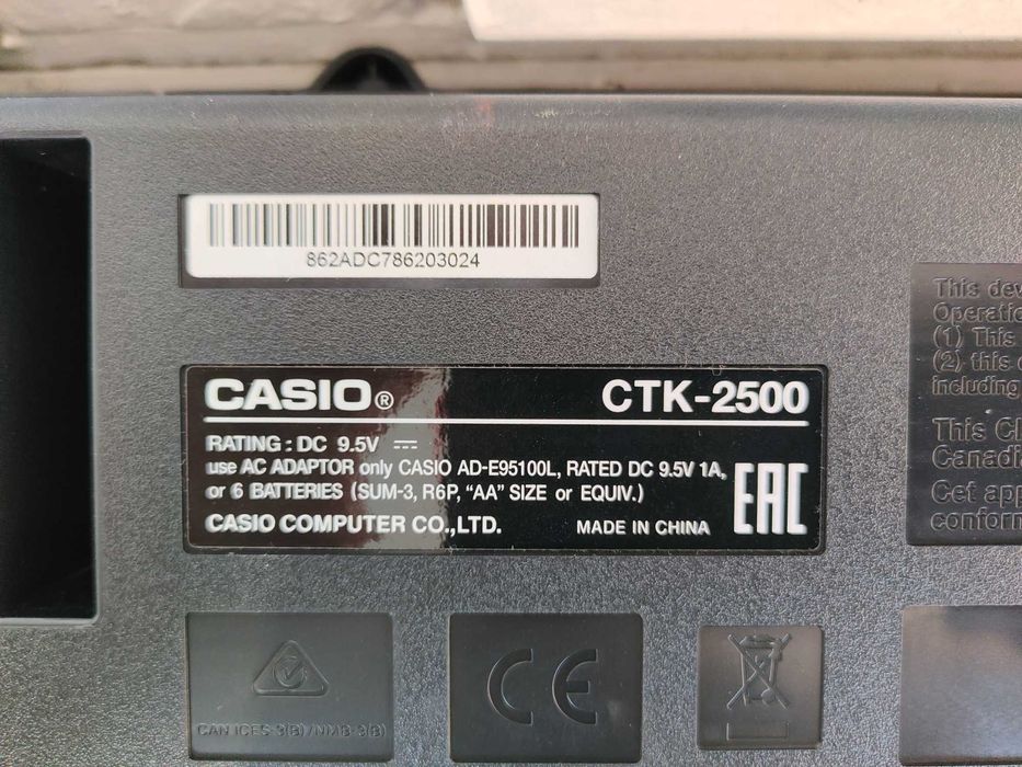Casio CTK-2500 – 61 klawiszy, Dance Mode, dobry stan