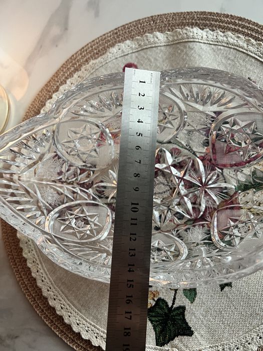 Салатница, хрусталь, Bohemia