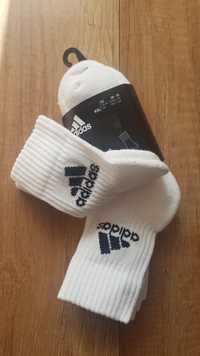 Adidas skarpety skarpetki dziecięce białe 28-30 3pak