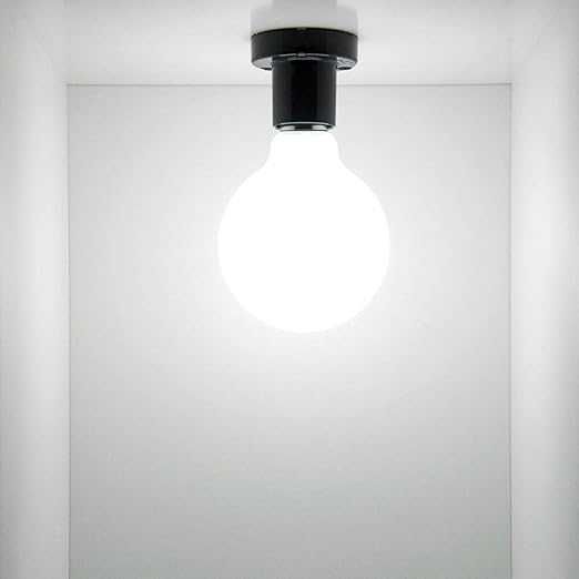 Duże Żarówki LED ENUOTEK E27 6W 680Lm G95 zimna biel 3 sztuki, 9,5 cm