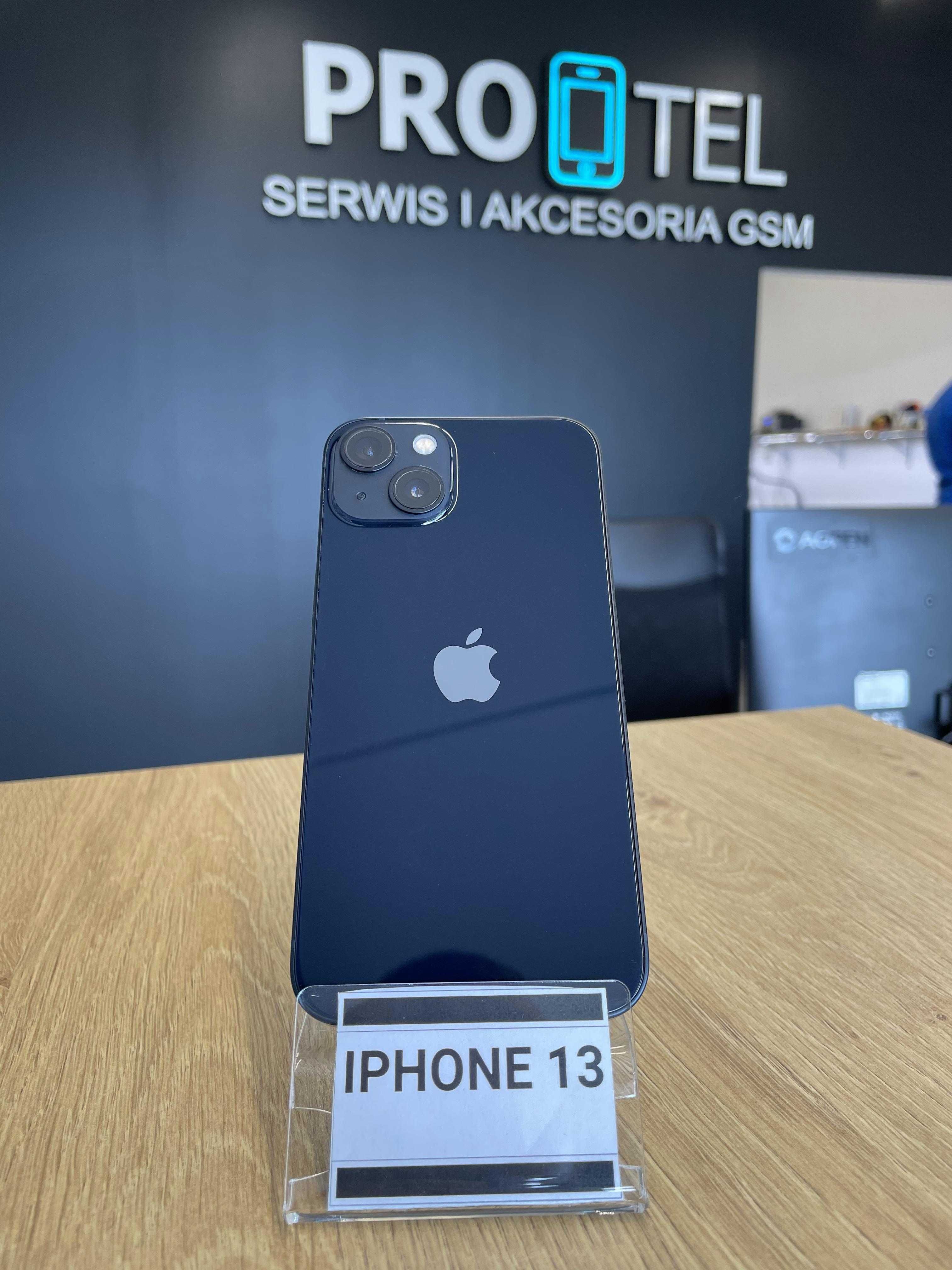 iPhone 13 128GB Czarny, Bardzo Dobry stan! 3msc Gwarancji!